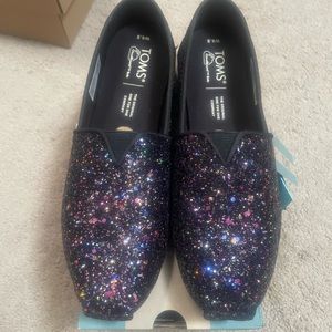 toms alpargata multi glitter